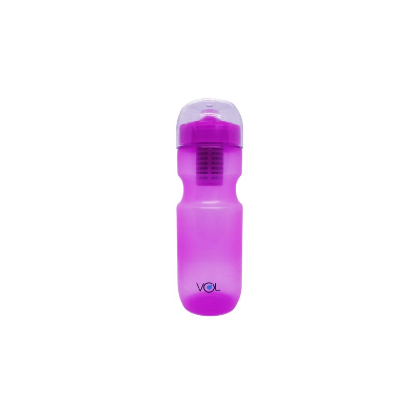 Vol Water Filter Travel Bottle, Hiking Bottle, Camping Bottle (水壶 / 水过滤器) - Purple