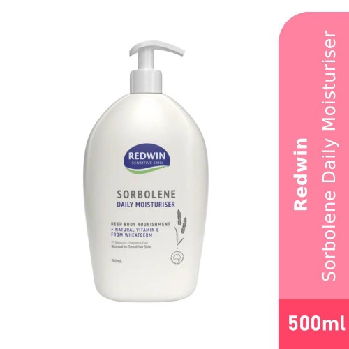 REDWIN Sorbolene Pelembab dengan Vitamin E 500ml Sorbolene Moisturizer Vitamin E