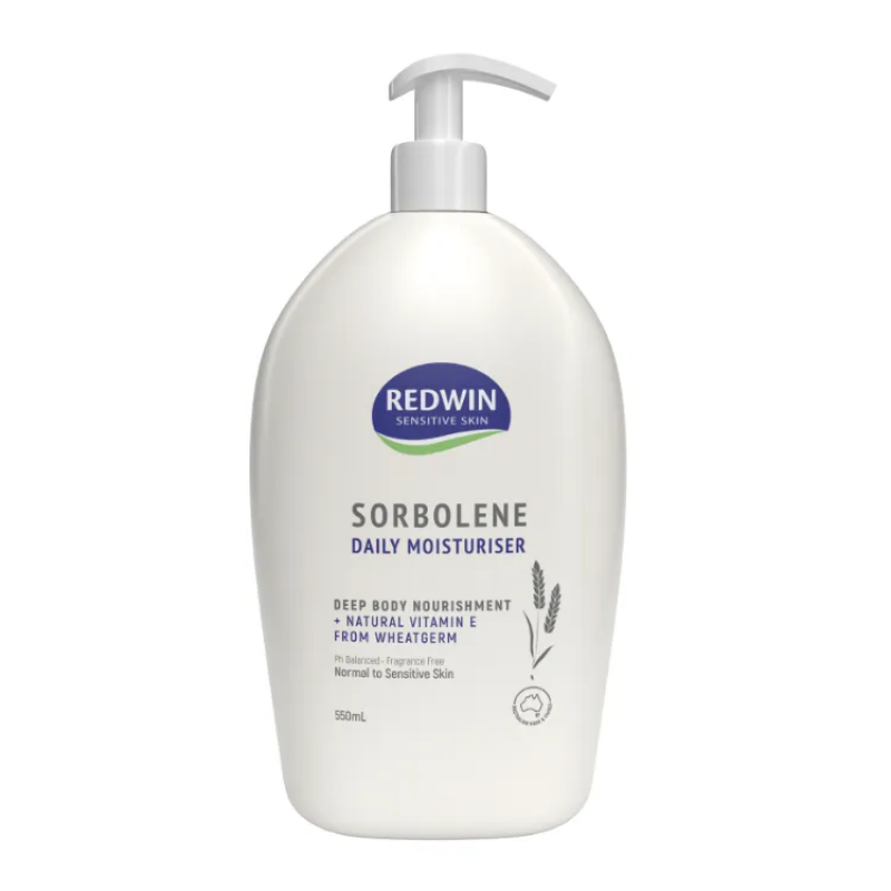 REDWIN Sorbolene Pelembab dengan Vitamin E 500ml Sorbolene Moisturizer Vitamin E