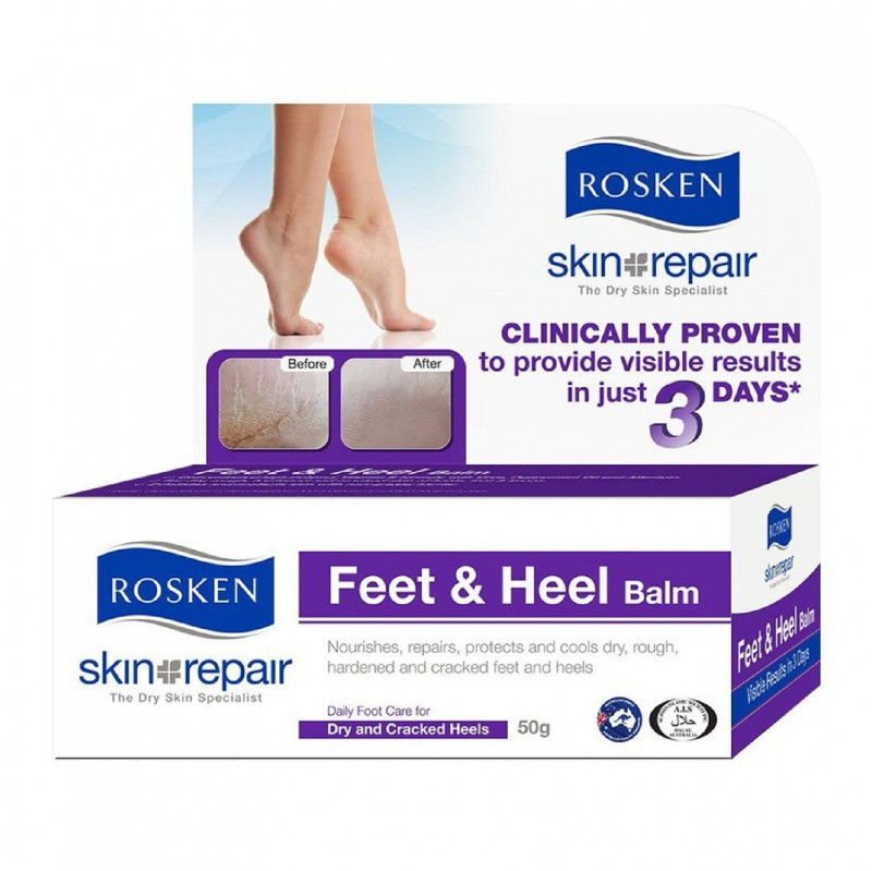 ROSKEN Feet & Heel Balm 50g sensitive & dry skin lotion kulit kering 皮膚 敏感 止癢