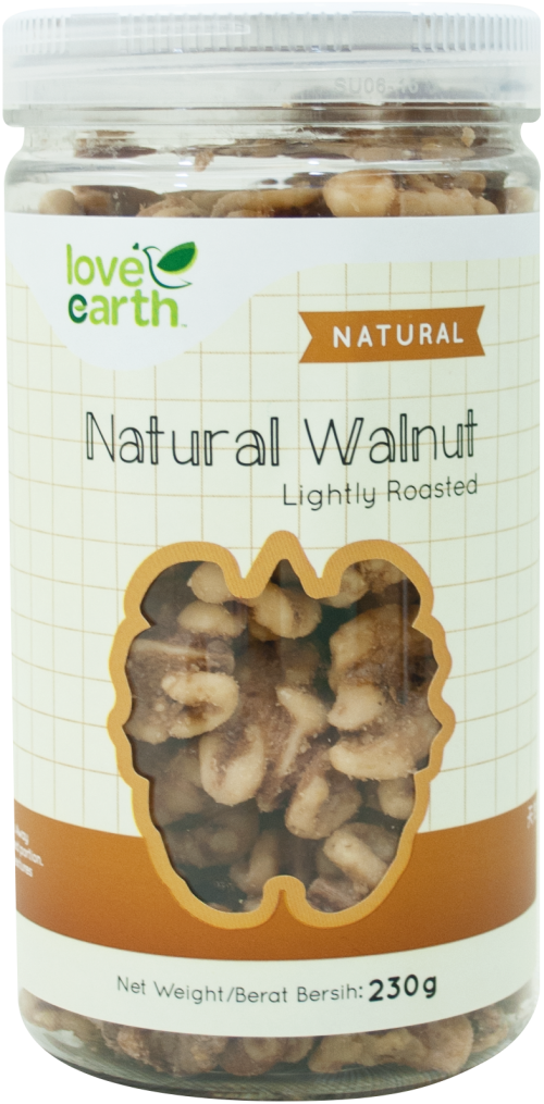 Love Earth Light Roasted Natural Walnut 230g
