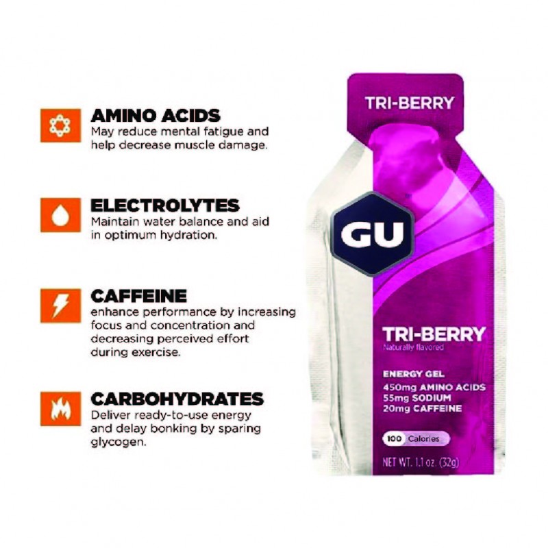 LAC Gu Energy Gel 32g (Tri-Berry)