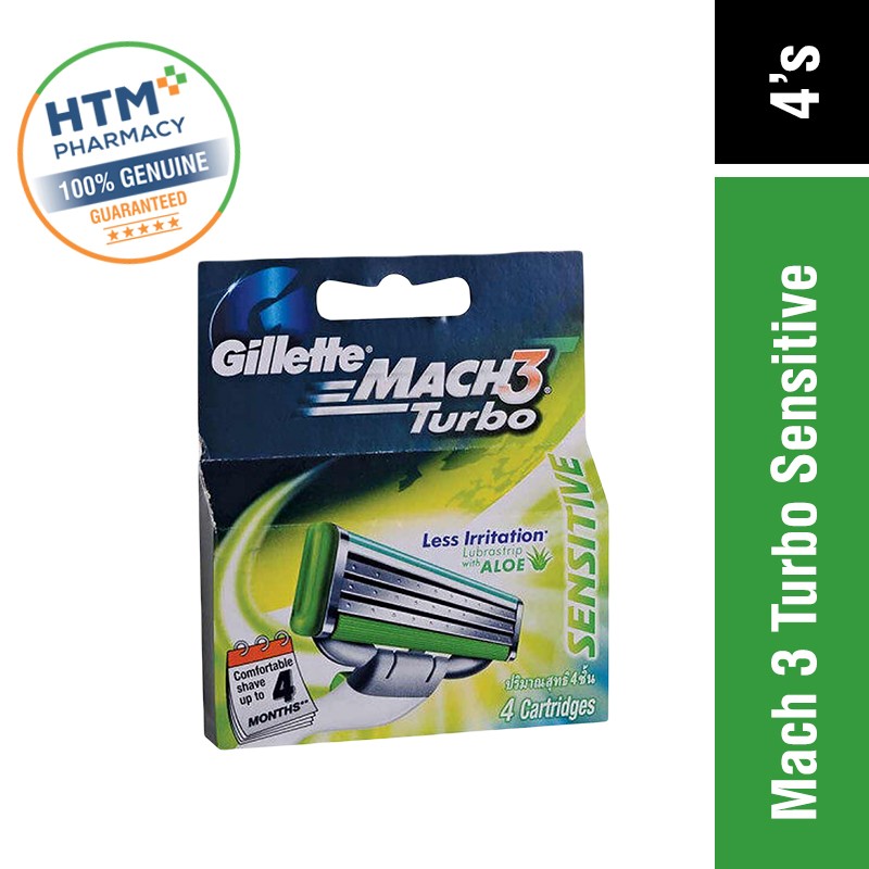 Gillette Mach3 Sensitive Cart 4's