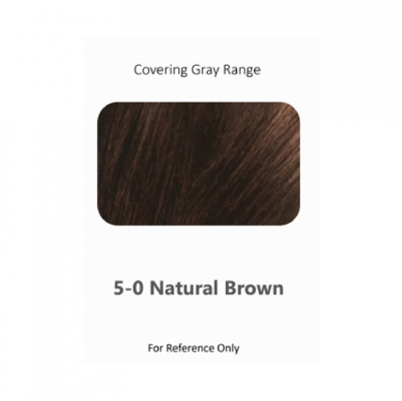 BIGEN Cream Color 5-0 Natural Brown - Bigen One Push Hair Color Natural Brown 美源 染发剂 染发膏