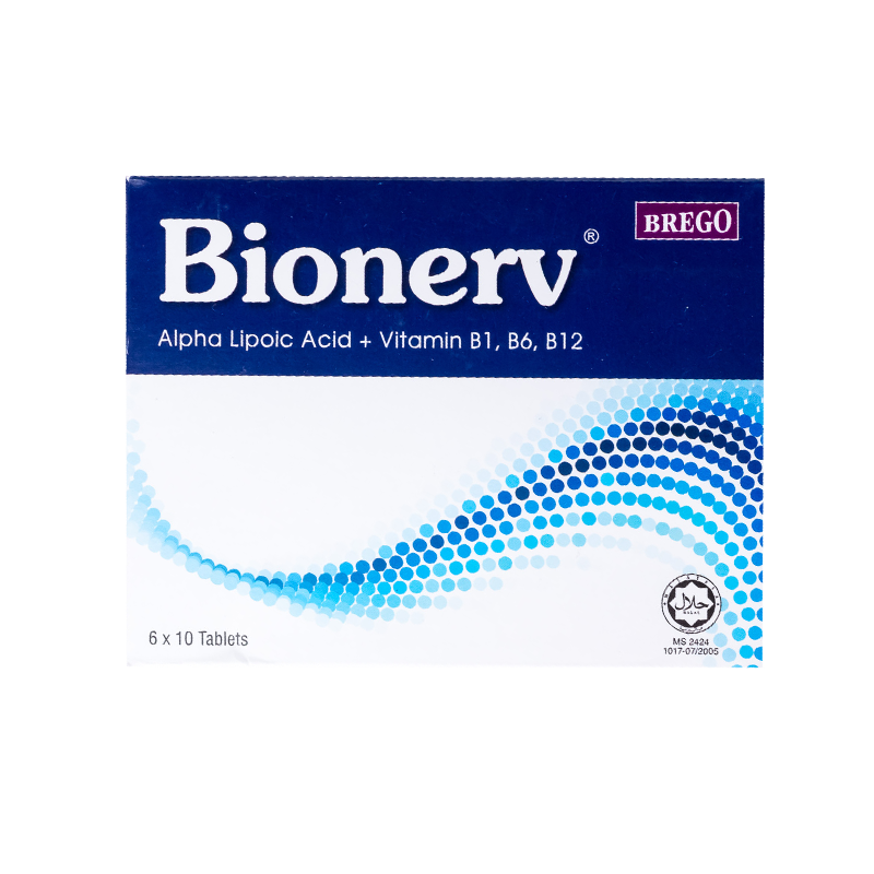 Bionerv Alpha Lipoic Acid & Vitamin B 60’s – Advanced Nerve Health Support