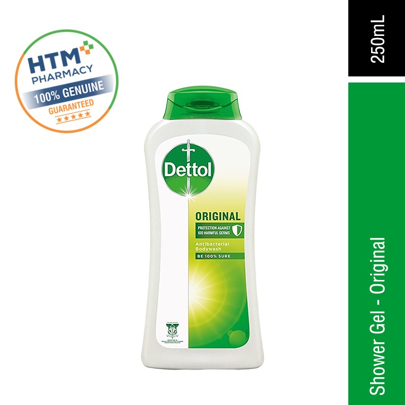 DETTOL SHOWER GEL 250ML - ORIGINAL