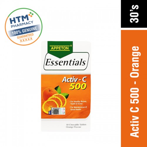 Appeton Essentials Active-C 500 30'S - Orange