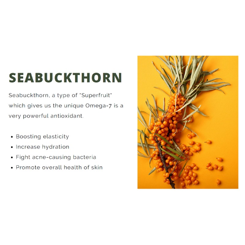 BIO+ Organic Seabuckthorn 沙棘 Extract 60's 抗老 anti aging health supplement 保健食品