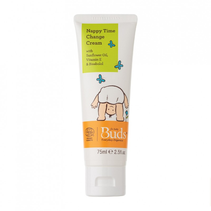 Buds Nappy Time Change Cream 75ml with Vitamin E, Jojoba Oil, Shea Butter(Suitable for diaper-wearing babies)