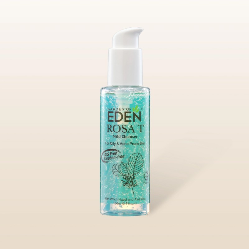 GARDEN OF EDEN Rosa T Mild Cleanser 100ml- Skin Care, Cleanser, Oily Skin Cleanser