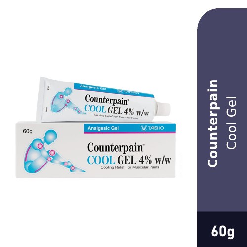 COUNTERPAIN Cool Analgesic Gel 60g with Menthol for Sore Muscle Relief
