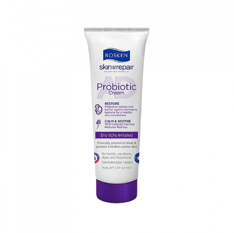 ROSKEN Probiotic Hand Cream 75ml - Dry Itchy Irritated Sensitive skin krim tangan kulit kering 皮膚 敏感 止癢护手霜
