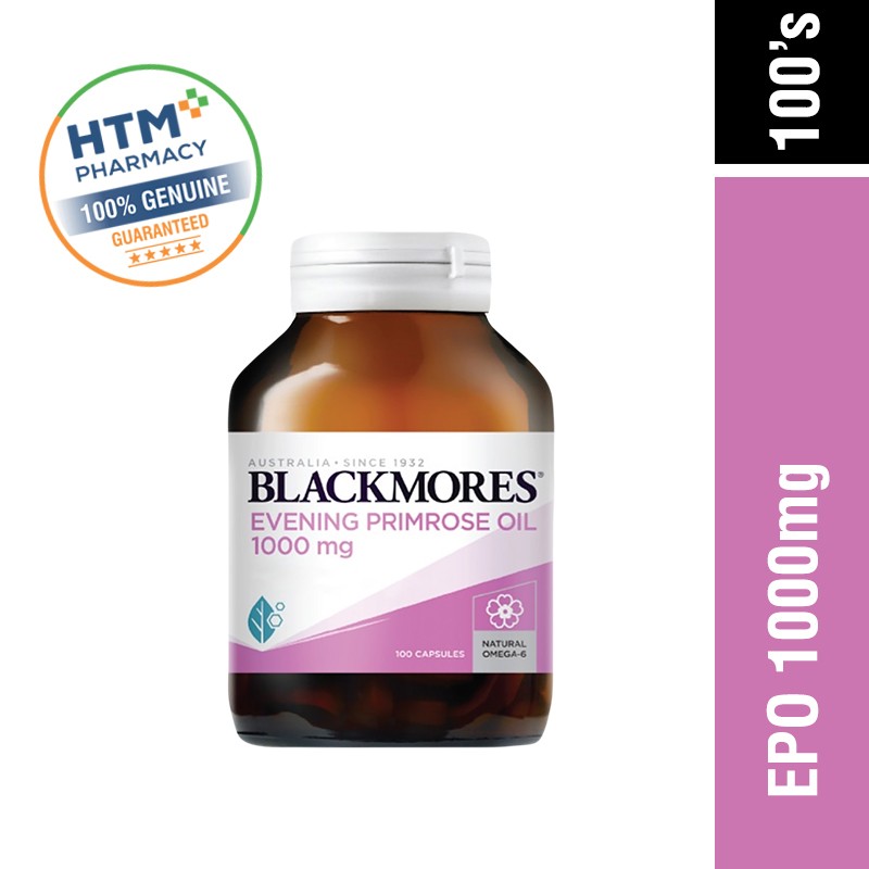 Blackmores Evening Primrose Oil 1000mg 100's EPO Supplement