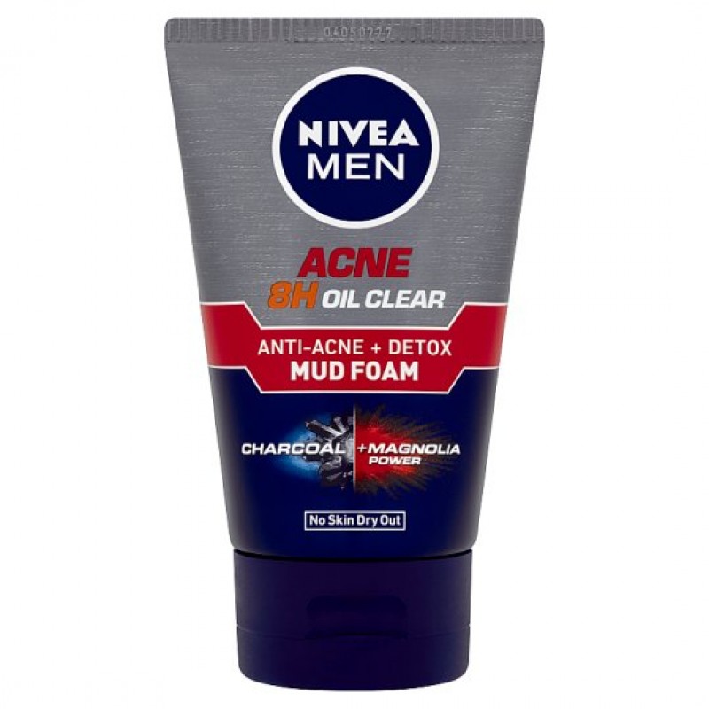 Nivea Men Anti Ace Mud Foam 100G - Oil Clear (83940)