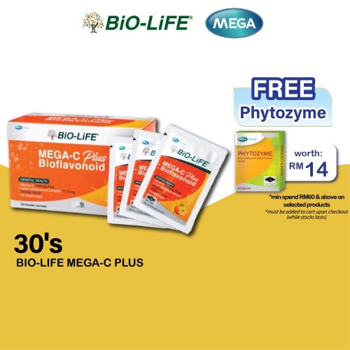 [VITAMIN C] Bio-Life Mega-C Plus 30's