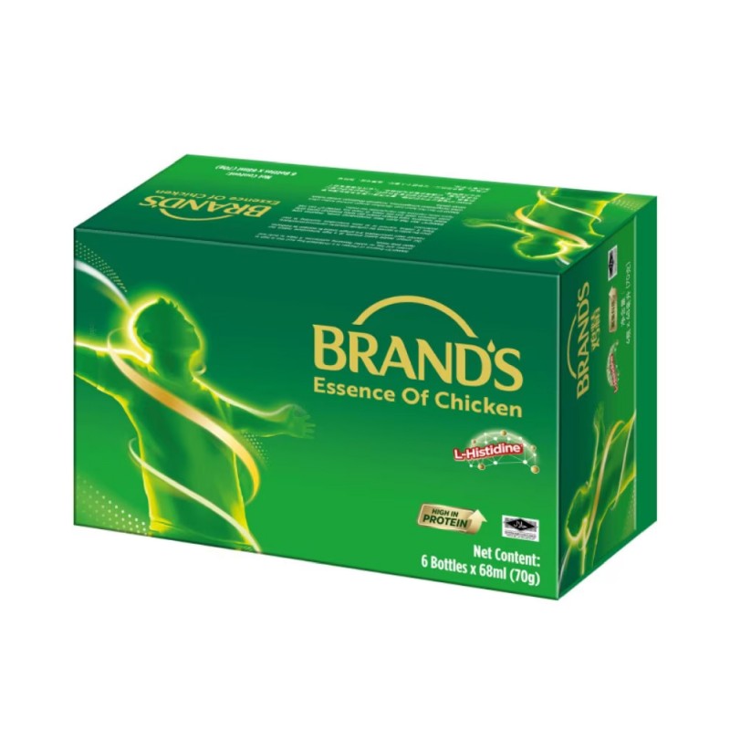 BRANDS Essence of Chicken 70g X 6's with High Protein Chicken Essence for Immune & Energy Booster, 鸡精, 滴鸡精