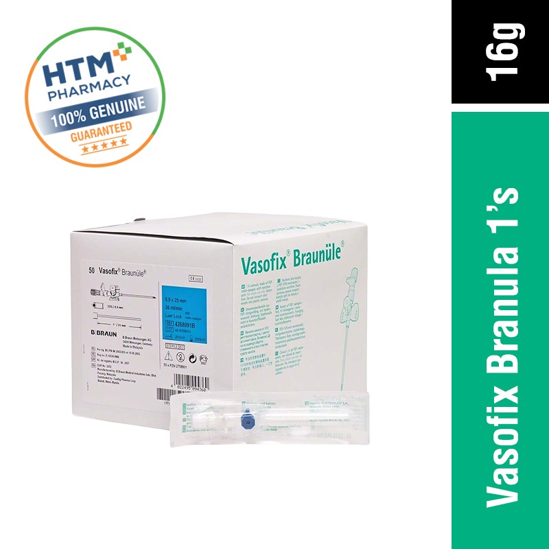 Braun Vasofix Branula 16G 1'S