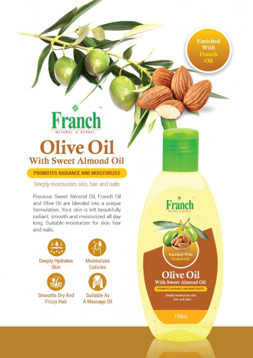 Franch Olive Oil 150ml - Sweet Almond Oil