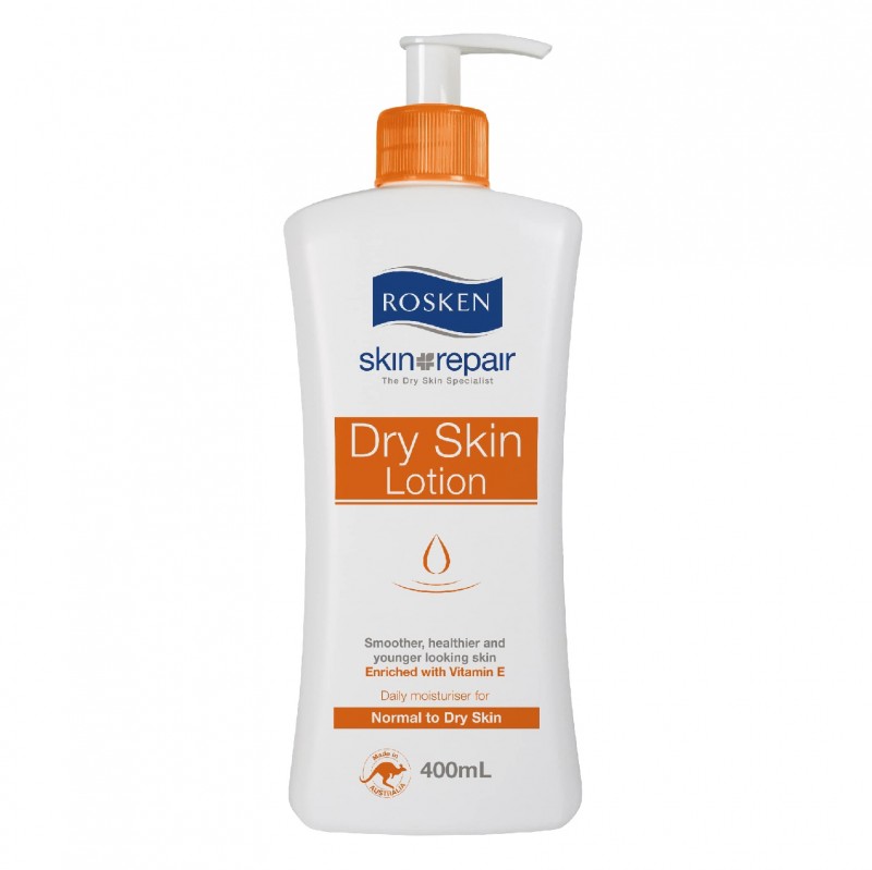ROSKEN Dry & Sensitive Skin Body & hand Lotion 400ml losyen kulit kering badan & tangan 皮膚 敏感 止癢身体乳