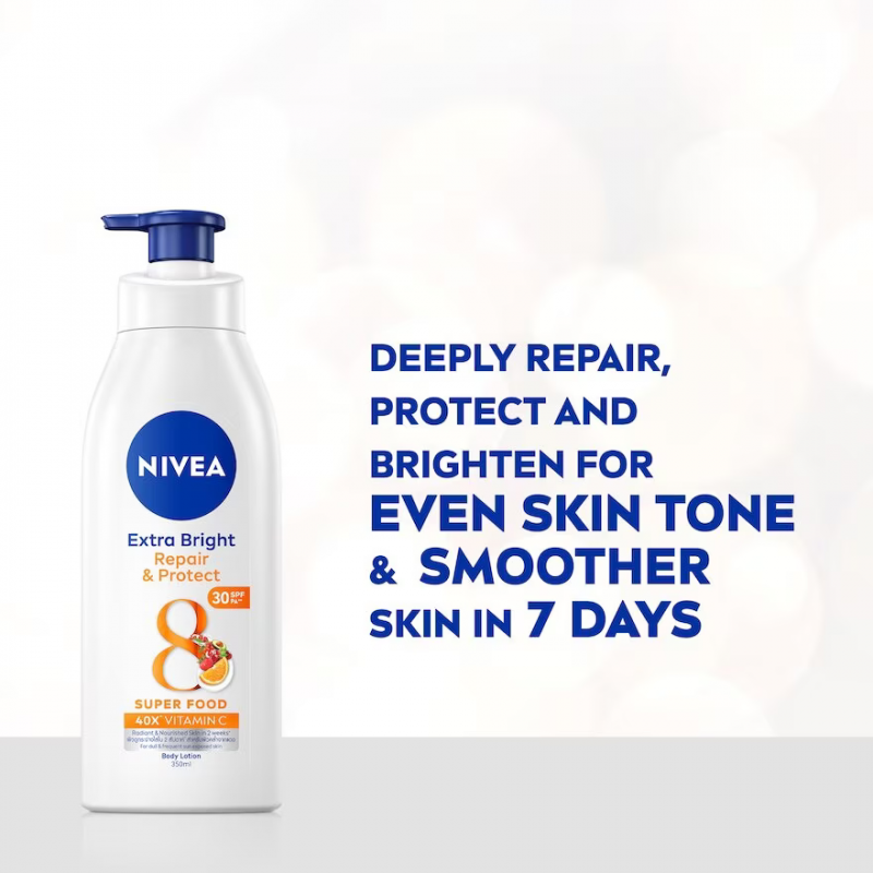Nivea Extra Bright Repair & Protect Spf30 350ML (88311)