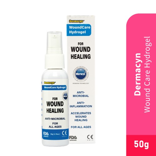 DERMACYN WoundCare Hydrogel 50g- Medical Supplies, Hydrogel,Gel