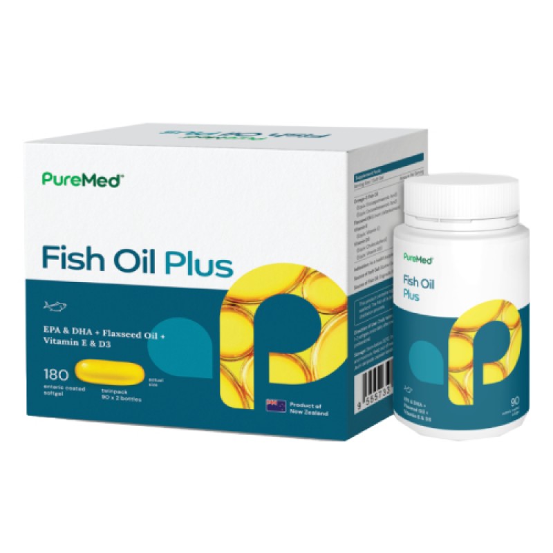BIOFIZZ Fish Oil Plus 90's X 2 with EPA, DHA and Vitamin E
