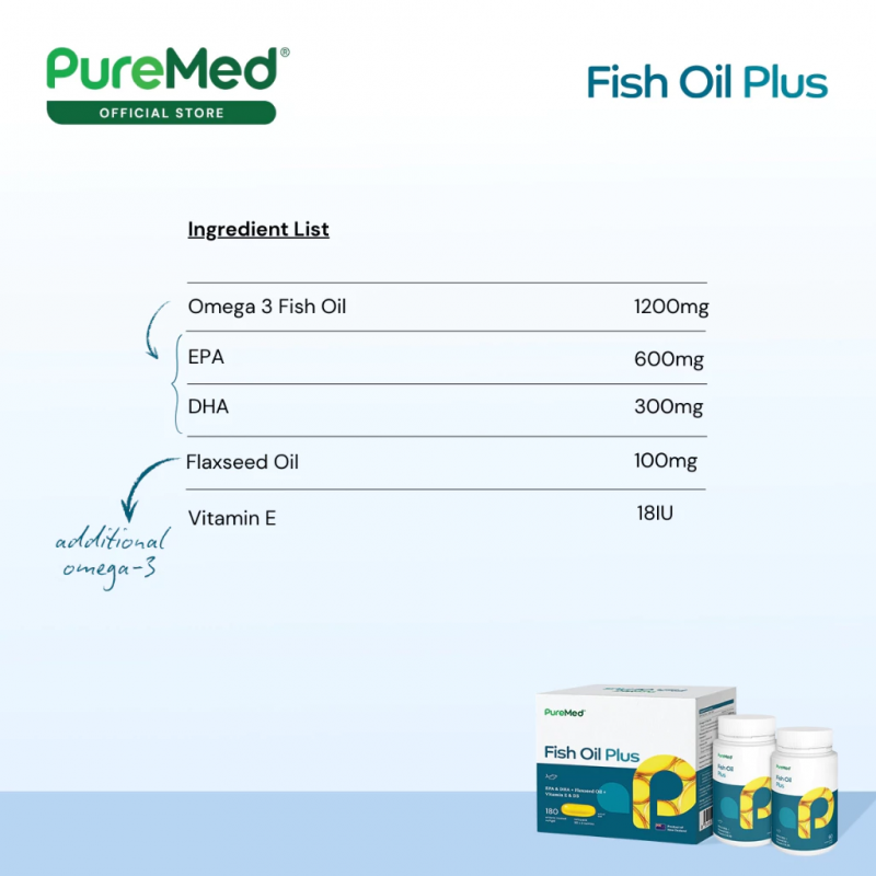 BIOFIZZ Fish Oil Plus 90's X 2 with EPA, DHA and Vitamin E