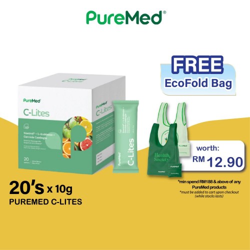 PUREMED C-LITES 10G X 20'S for Weight Management, Metabolism Booster