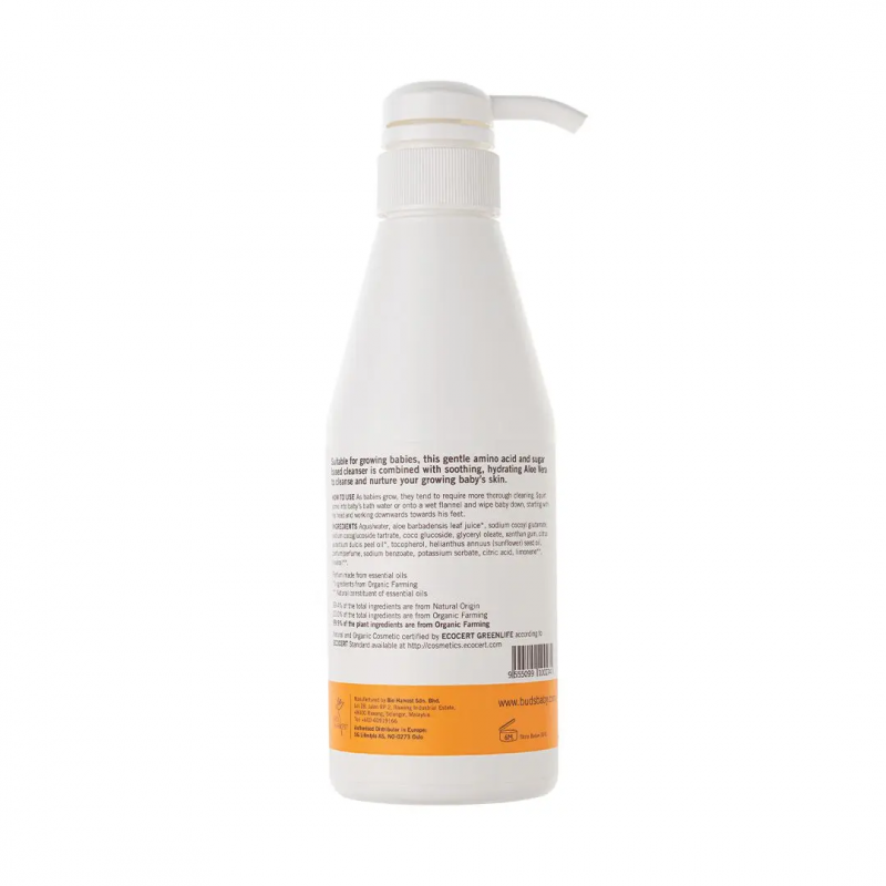 Buds Everyday Gentle Amino Acid Head-To-Toe Cleanser 425ml Gentle Baby Wash With Aloe Vera (Suitable For Growing Baby)