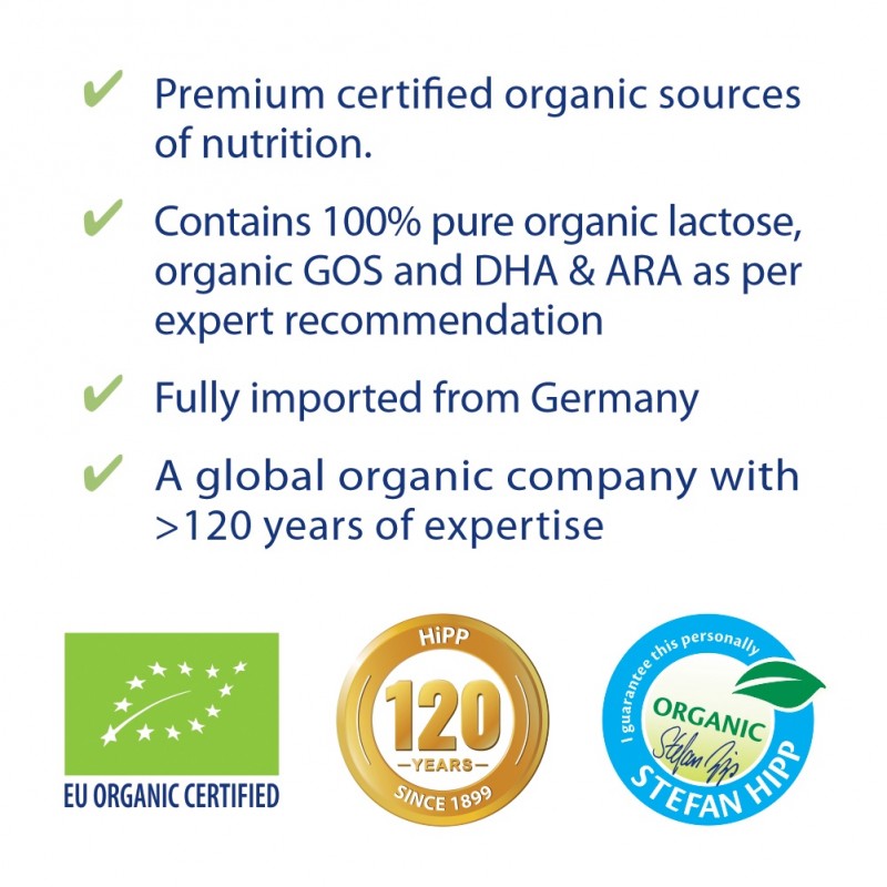 HiPP BILAC Infant Milk Formula Step 1 (0-12 Months) 900G - Susu Formula, Milk Powder