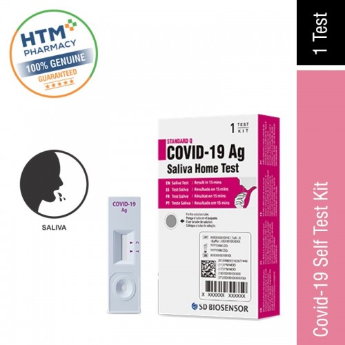 Standard Q Covid-19 Saliva Antigen Rapid Test Kit [MDA approved]