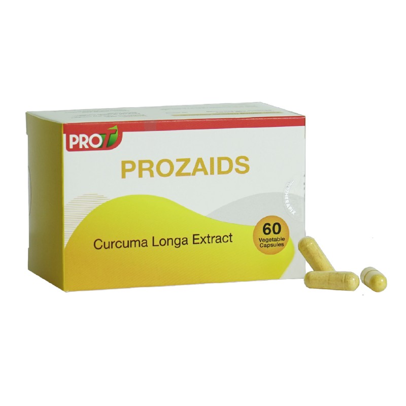 PROZAIDS Curcumn Bioxtract Caps 60's- Vegetable, Capsule, Curcumin