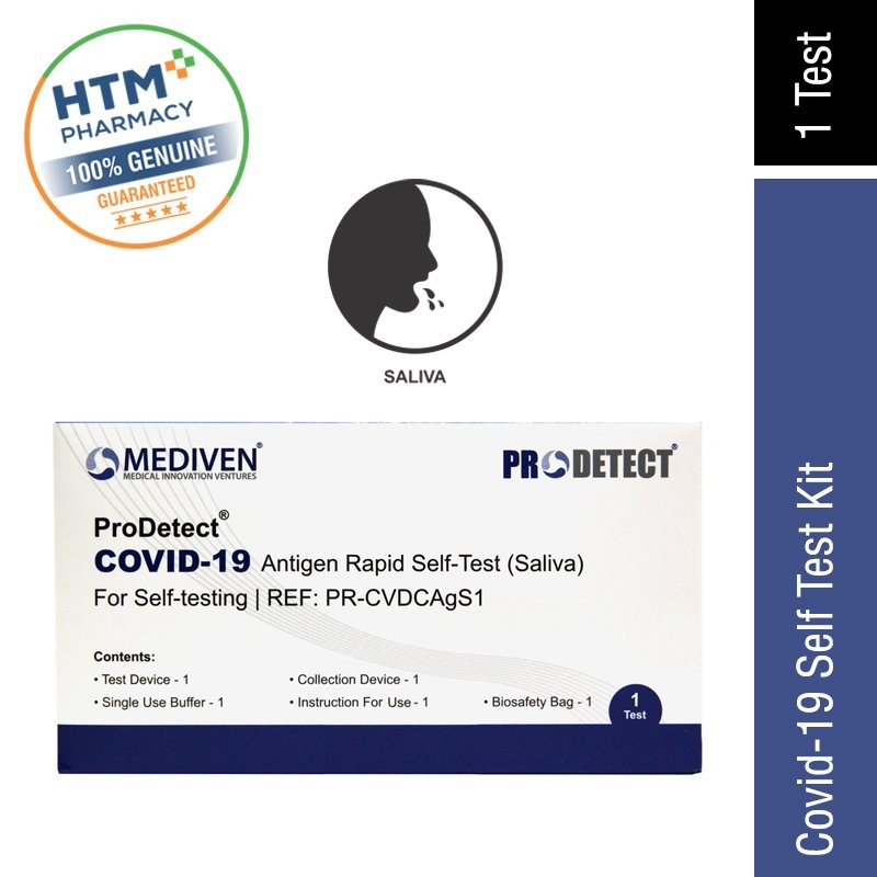 ProDetect Covid-19 Saliva Antigen Rapid Test Kit [MDA approved]