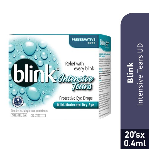 BLINK Intensive Tears UD 20's x0.4ml-Eye Drop, Eye Care, 眼药水