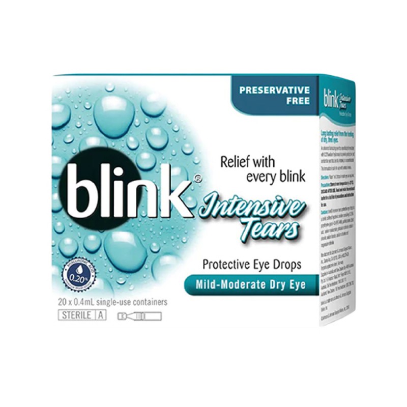 BLINK Intensive Tears UD 20's x0.4ml-Eye Drop, Eye Care, 眼药水