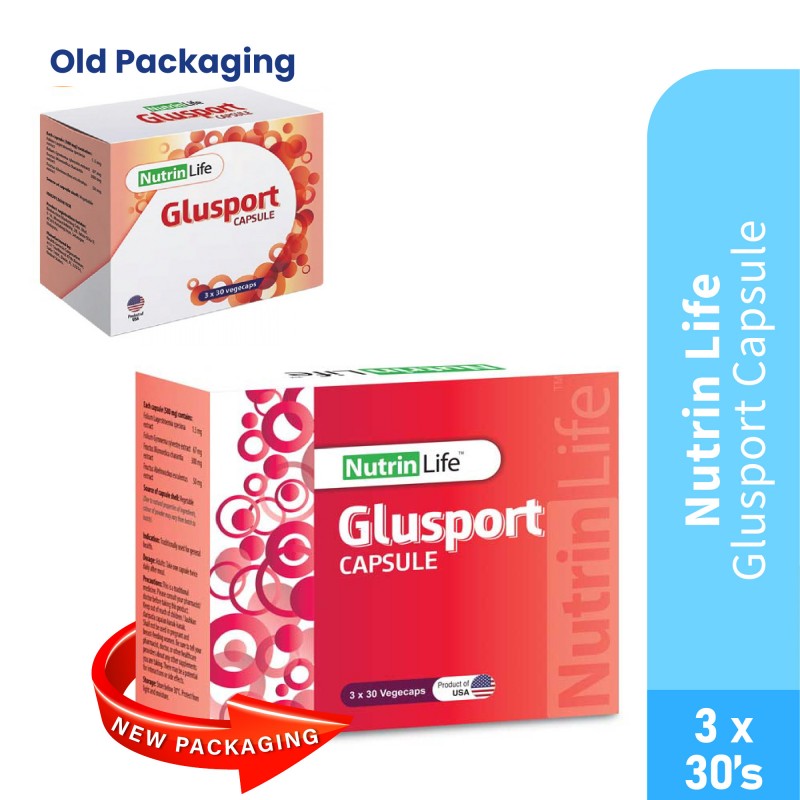 NutrinLife Glusport 30's x 3