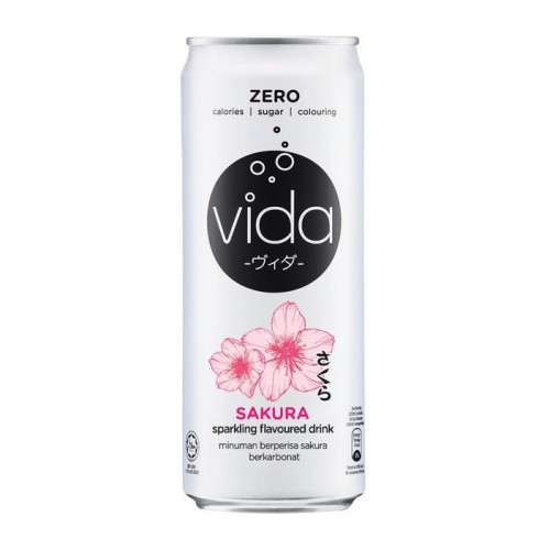 [HTM Online Exclusive] Vida Sparkling Juice 325ml - Sakura