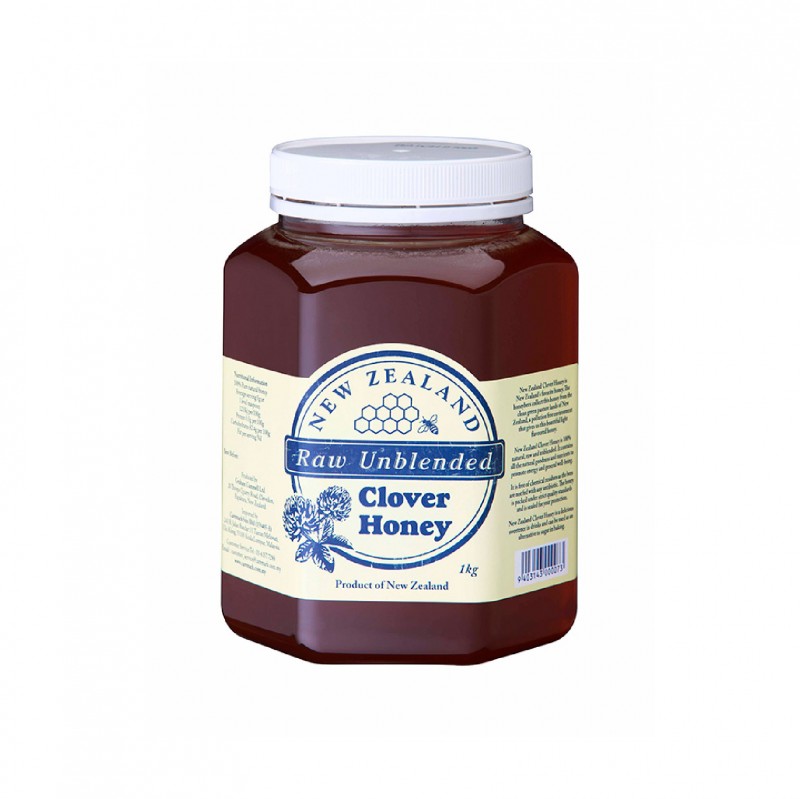 NEW ZEALAND Raw Unblended Clover Honey 1kg