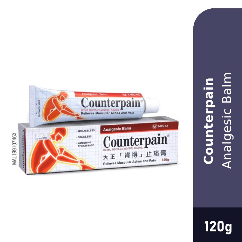 COUNTERPAIN Analgesic Cream 120g for Sore Muscle Relief