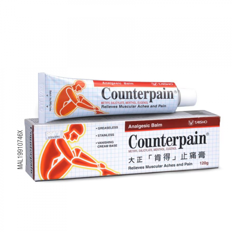 COUNTERPAIN Analgesic Cream 120g for Sore Muscle Relief