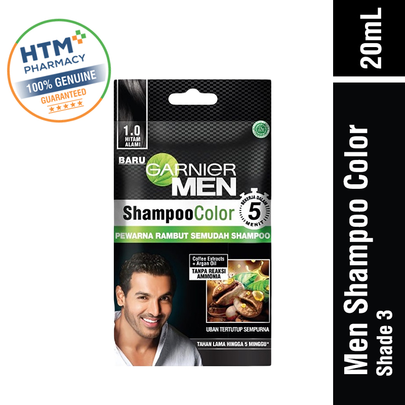 Garnier Men Shampoo Color 20ml - Shade 3