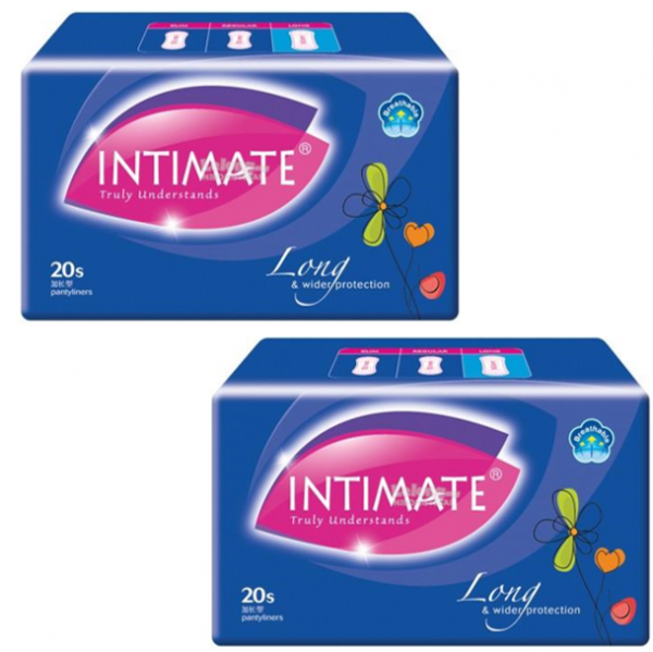 Intimate Long Pantyliners 20's x 2 M84