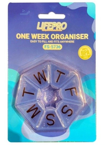 Lifepro One Week Pill Box (FS-5736)