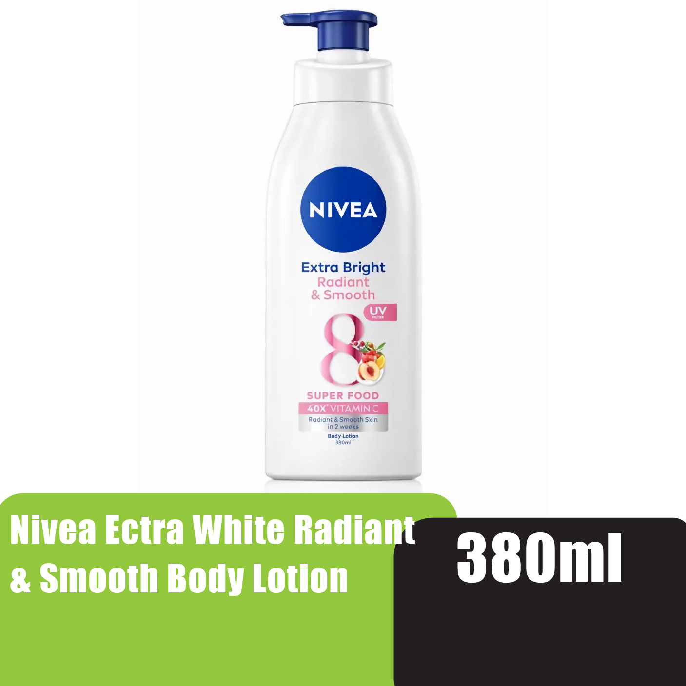 Nivea Extra White Radiant & Smooth Body Lotion 400ML (83807)
