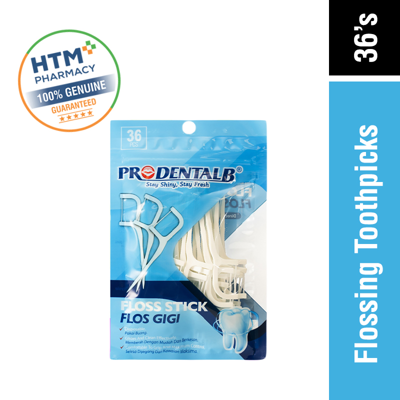 PRODENTAL FLOSSING TOOTHPICKS 36'S