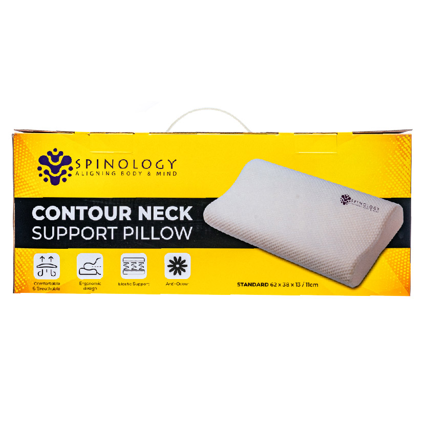 Spinology Contour Memory Foam Pillow Neck Support Ergonomic Orthopedic Neck Support Pillow 頸椎枕頭