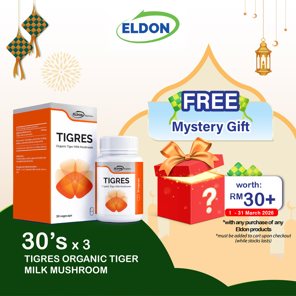 Eldon Nutrition TigRes Capsule TMM 500mg 3 x 30's