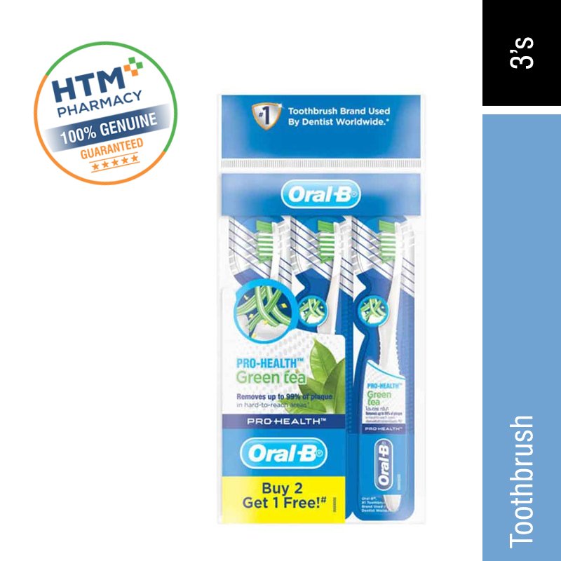 Oral B Pro-Health Green Tea Toothbrush B2F1 (Polybag)