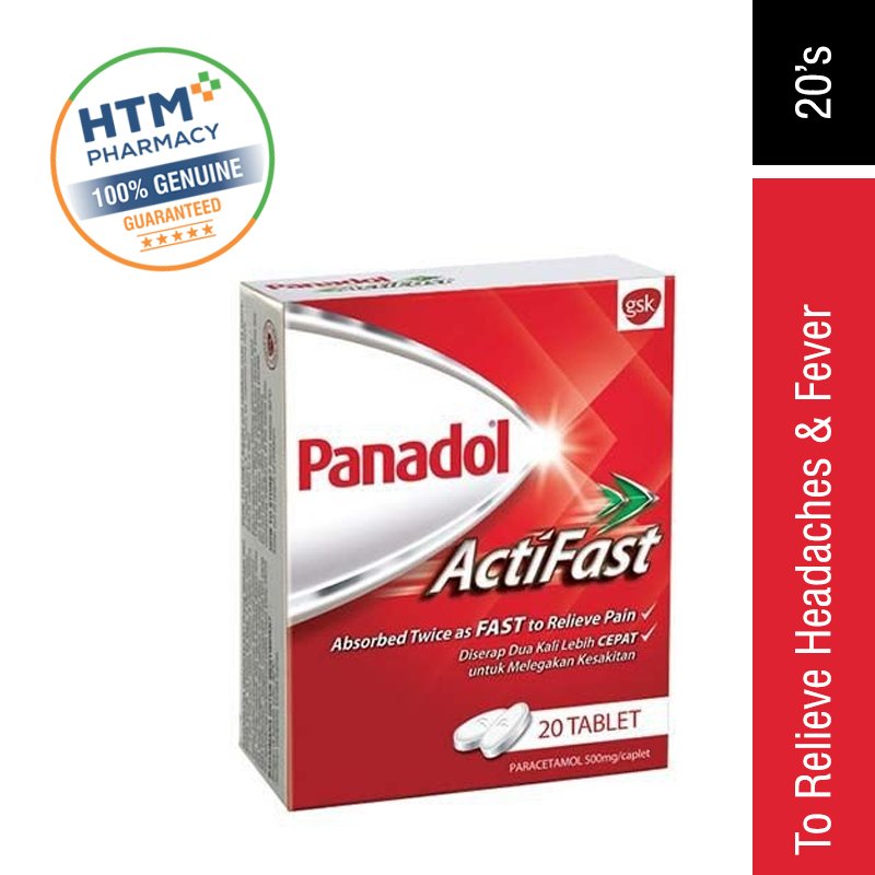 Panadol Actifast 500mg 20's