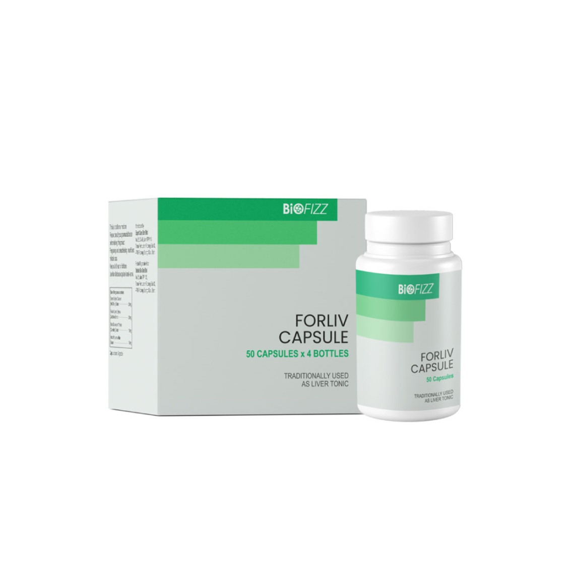 BIOFIZZ Forliv Capsule 50's X 4 for Liver Supplement, Liver Tonic, Liver Detox